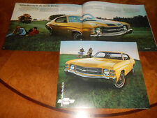 1971 CHEVELLE MALIBU & SS BROCHURE / ORIGINAL 16 p. '71 CHEVROLET SALES CATALOG