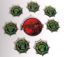 Bally Revenge From Mars Pinball Promo Plastics  