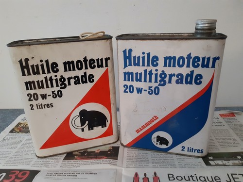 Lot bidons huile - lot, moteur