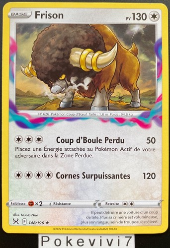 Carte pokemon frison 148 196 - carte,