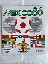 Original Empty Empty Album Panini Foot Coupe De Monde Mexico 86