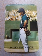 Rickey Henderson Oakland A's New York Yankees Rob Broder Standing Tall NM