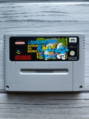 Snes les schtroumpfs autour - les, du