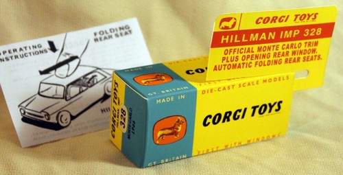 Corgi toys boite - boite, repro