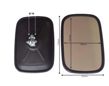 Universal outdoor mirror ø10 excavator tractor Baumaschinen truck
