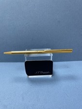 S.T Dupont Classic Gold Platted Finishe Stylo Bille  Ballpoint Pen Vintage R