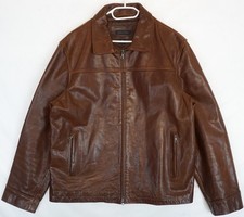 Veste style motard en cuir