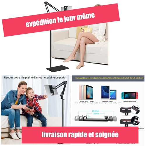 Support tablette réglable - , sur