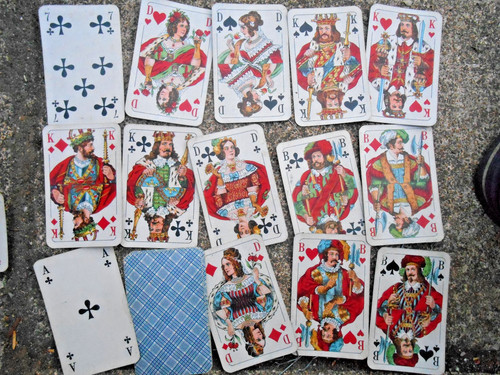 Jeu cartes ancien - jeu,