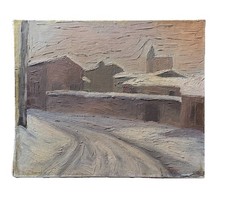 Ancien Tableau Peinture Huile