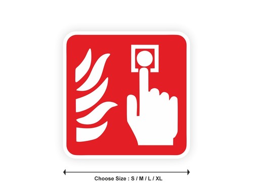 Sticker panneau alarme - sticker,