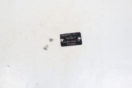 Plaque identification - plaque, d'identification