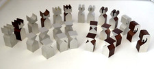 Austin Cox Austin Enterprises Aluminum Chess Replacement Pieces Sold per Piece