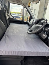 Front Cab Bed foldable Mattress Grey  to fit Iveco daily 2014-onward