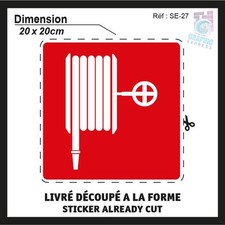 LANCE INCENDIE - 20x20cm -