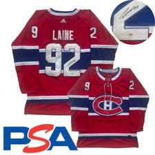 Patrik Laine Signed Jersey PSA/DNA Autographed Montreal Canadiens
