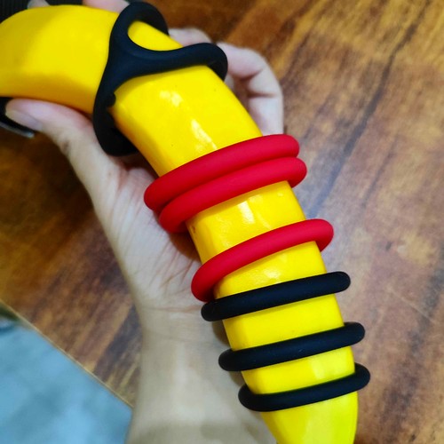 7pcs silicone cockring anneaux - 7pcs,