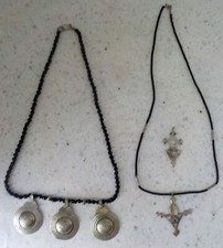 lot de Bijoux collier Touareg argent Croix du Sud - Niger Afrique du Nord
