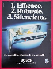 Press Advertising: Bosch E 700 New Generation 1978 Dishwasher & ARCOPAL