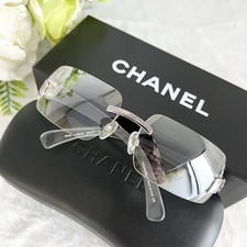 CHANEL Clear Rimless Sunglasses 4048 c.168/6I