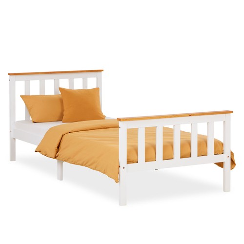 Cadre lit bois simple - en,