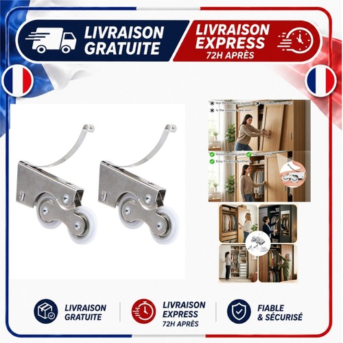 Roulette porte coulissante