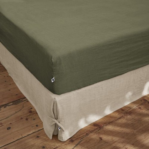 Drap housse 140x190 lin - housse,