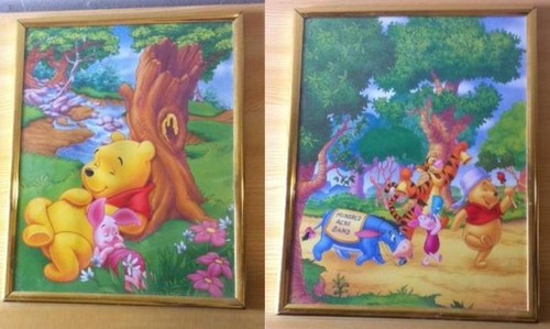 Cadres sous verre winnie the - cadres,