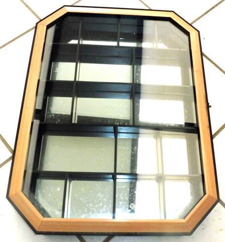 Vitrine murale glace fond - vitrine,