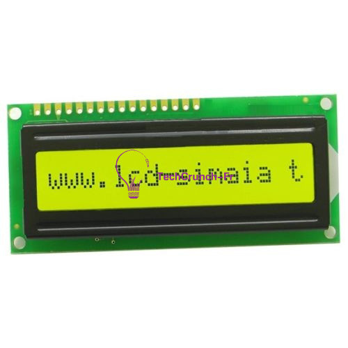 Yellow 1601 16x1 character lcd - yellow,