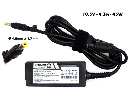 Alimentateur powerq 45w 5v - powerq, 10,5v