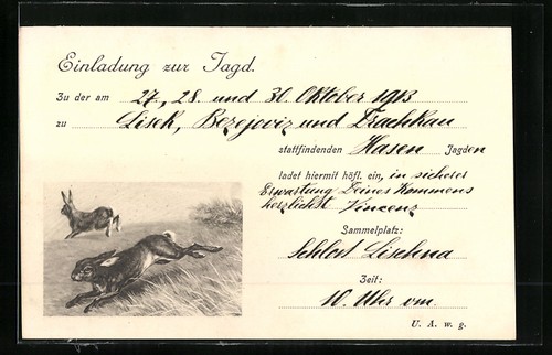 Carte postale invitation - à, la