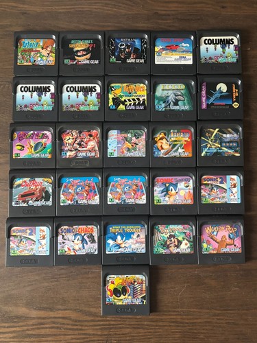 Jeux game gear - gear, boîte