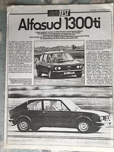 Alfa romeo alfasud 1300 - alfa,