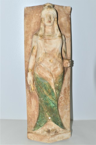 Platre ancien jeune femme - -platre,