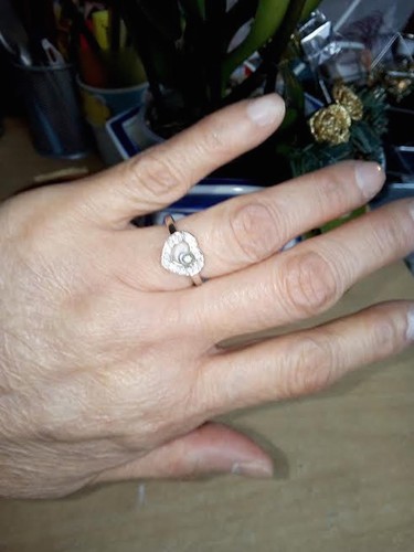 Bague blanc carats - bague,