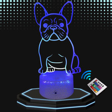 Lampe chevet 3D LED Chien