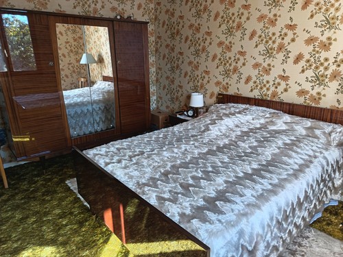 Chambre coucher avec - chambre, à