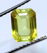 Saphir Jaune De Ceylan 6,90 Ct
