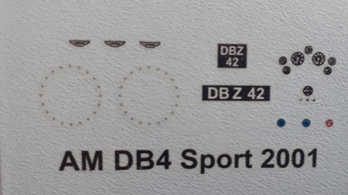 Decals decalcomanie aston - decalcomanie, 1/43