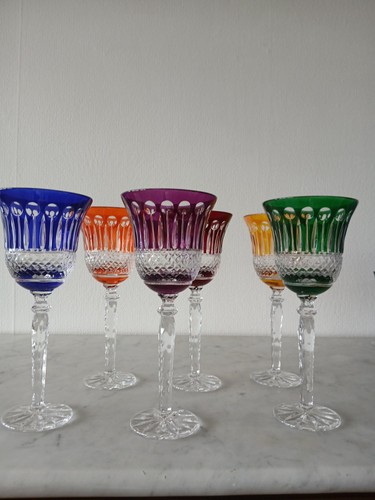 Verres couleur en cristal - couleur,