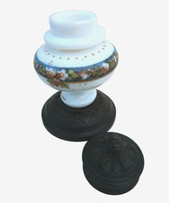 Ancien Pot à Onguent Opaline