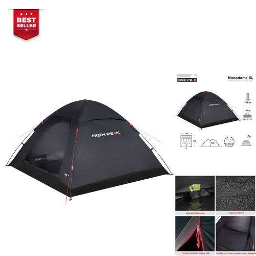 High peak monodome tente - high,