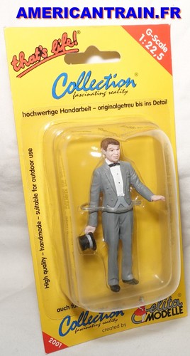 Figurine homme smoking gris - smoking,