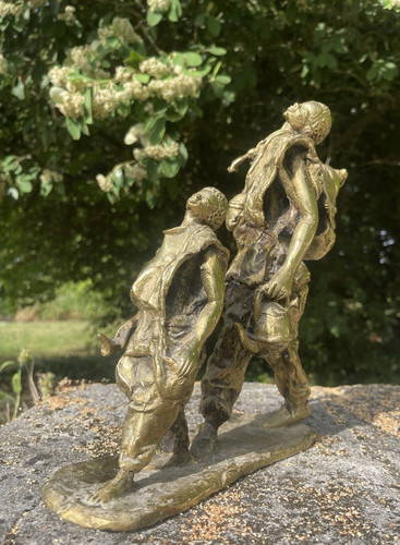 Bronze africain cire - la,