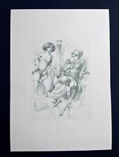 Erotic Art Print by “Love hurts” 1974 Bondage Sadomaso LGBTQ Plug BDSM Chains