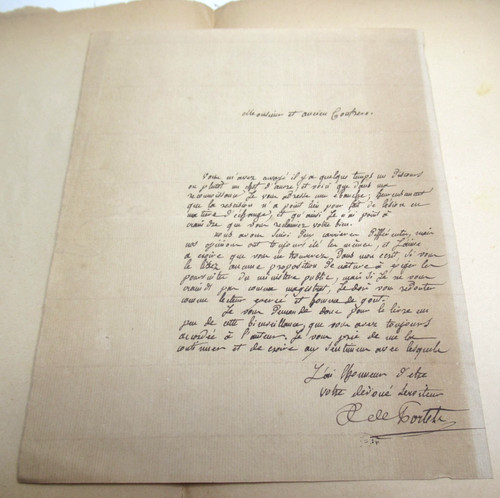 Xavier portets autographe - portets,