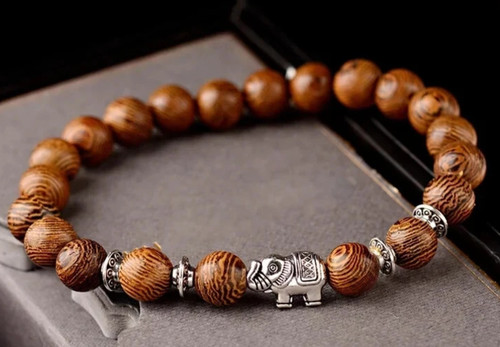Bracelet perles bois et - perles,