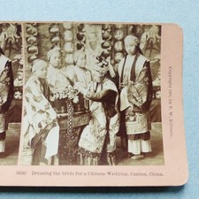 PHOTO STEREO : CHINE , Canton