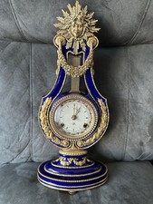 Pendule lyre Marie-Antoinette